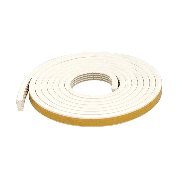 M-D Building Products White EPDM Rubber Foam Weatherstrip For Doors and Windows 120 in. L X 0.31 in. 63669 - main